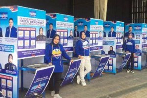 Atasi Covid-19, Demokrat Pasang Westafel Portabel di 5 Pasar